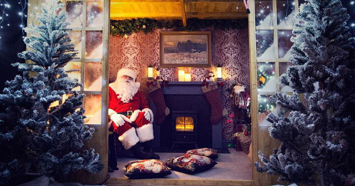 Father Christmas grotto at The Bowes Museum